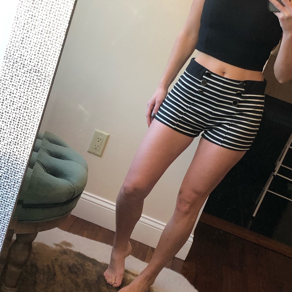 High waisted shorts